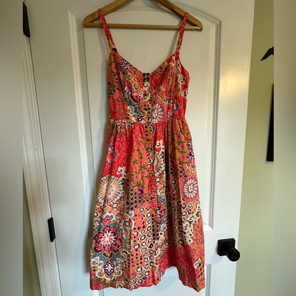 J. Crew Dresses & Skirts - J. Crew Button Front Sundress in Poplin Paisley